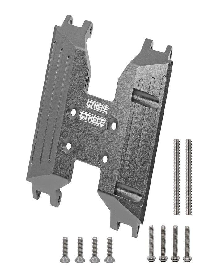 GTHELE Aluminum Chassis Skid Plate&Transmission Housing Set for Axial UTB18 Capra 4WD 1/18 Trail Buggy Upgrade Part (Titanium) - Image 3